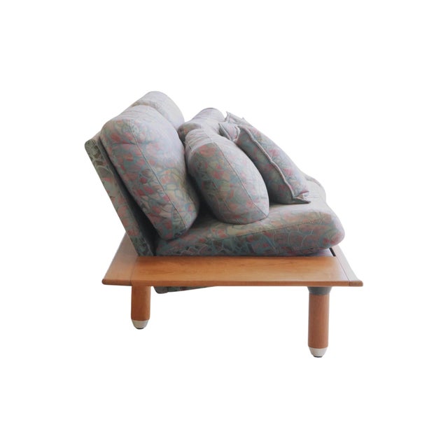 Mid-Century Modern 1960s Komfort Teak Danish Modern Gondola Settee For Sale - Image 3 of 9