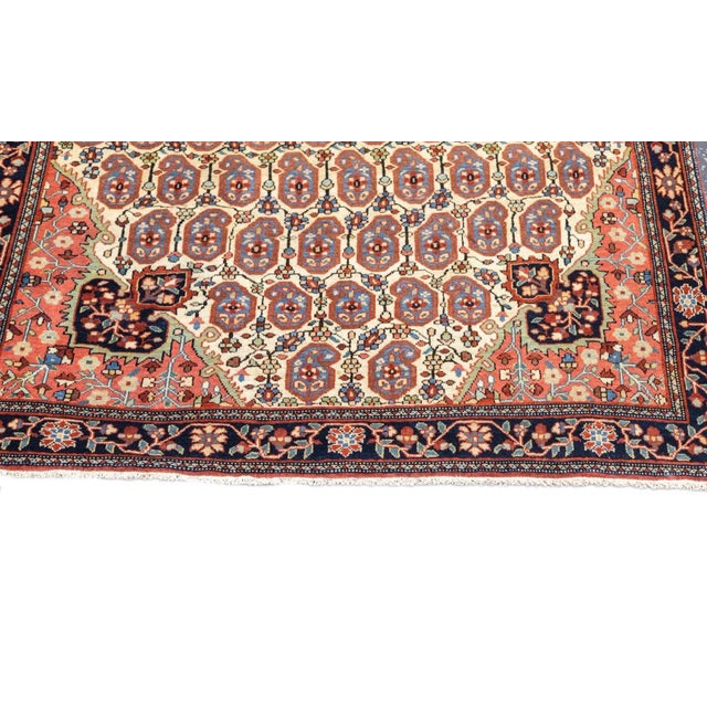 Textile Antique Farahan Sarouk Rug 3'8'' x 5' For Sale - Image 7 of 12