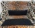 Modern Leopard Print Velvet Parsons Lounge Chairs, a Pair For Sale - Image 12 of 13