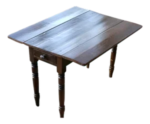 19th Century New England Mahogany Drop Leaf Table