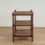 English Vintage Three Tiered Caned British Colonial Style Stand For Sale - Image 3 of 13