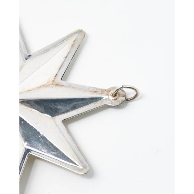Wallace Silversmiths 1994 Wallace Sterling Christmas Star Ornament For Sale - Image 4 of 8