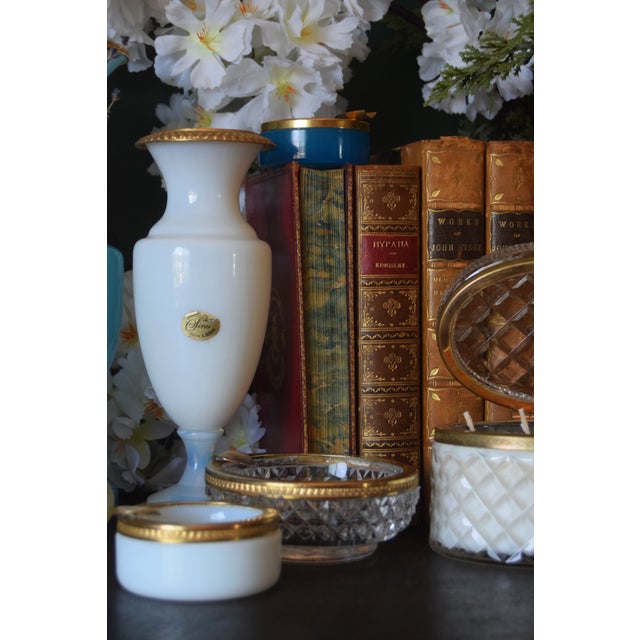 French Opaline Bulle De Savon Cristal De Sèvres Vase With Gilt Bronze Mounts, C. 1920s–30s For Sale In New York - Image 6 of 6