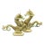 Vintagr Set of 2 Venetian Brass Gondola Horses For Sale