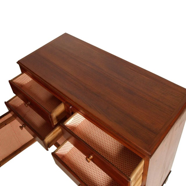 Antique Italian Solid Walnut and Oak Sideboard For Sale - Image 4 of 5