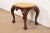 Baker Furniture Historic Charleston Chippendale Carved Mahogany Stool or Ottoman For Sale - Image 11 of 11