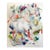 Contemporary Abstract Acrylic and Mixed Media on Paper "Fog" by Gina Werfel For Sale