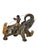 MCM 1950s Blackamoor Zulu Nubian Mahout Warrior on Elephant Battles w/ Tigers This is an old unique piece that depicts a...