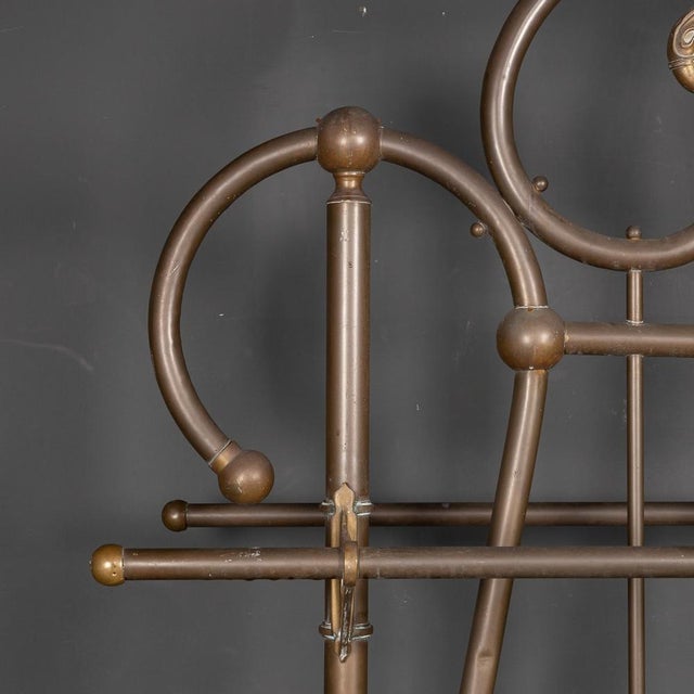 Metal 19th Century Victorian Brass Coat Stands, 1890s, Set of 2 For Sale - Image 7 of 18