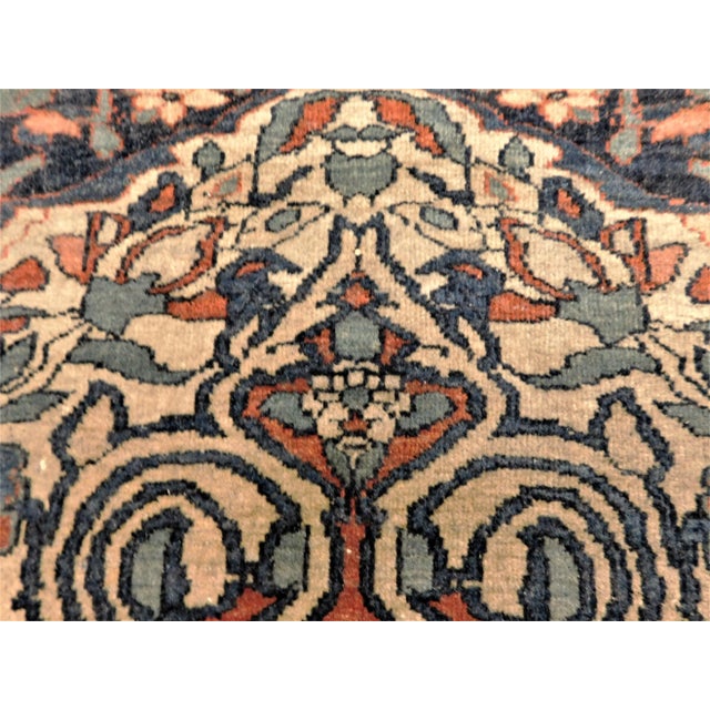 Antique Persian Sarouk Farahan Rug - 3'6"x 5' For Sale - Image 11 of 13