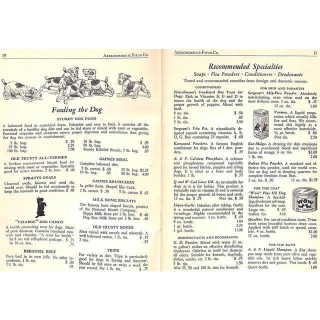 Traditional Abercrombie & Fitch 1940 Dog Catalogue For Sale - Image 3 of 8
