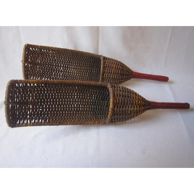 Vintage Jai Alai Cestas, Pair Chairish