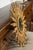 A French giltwood sunburst mirror from the mid-20th century, with wavy sunrays. Created in France during the midcentury...