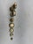 French Country Antique Brass Scale Weights For Sale - Image 3 of 5