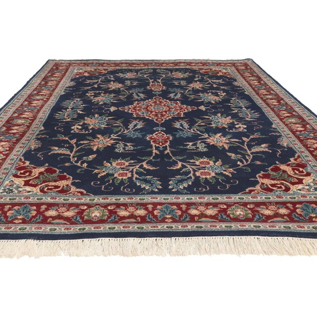 American American Traditional Style Vintage Rug, 05'09 X 08'09 For Sale - Image 3 of 10