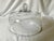 Modern Traditional Pressed Glass Cake Stand With Glass Dome For Sale - Image 3 of 11