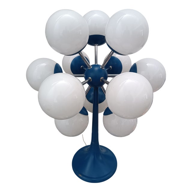 Space Age Sputnik Atomic 12-Globe Table Lamp, 1970s For Sale