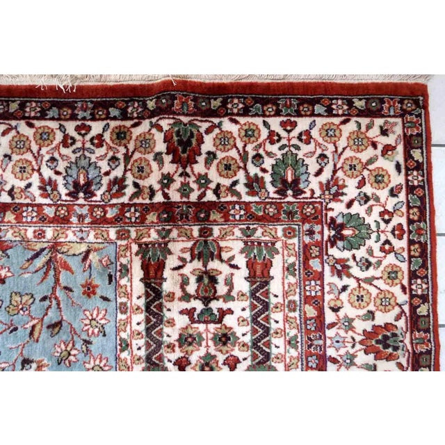 1970s Vintage Persian Qum Style Rug 8' X 11.5' For Sale - Image 4 of 13