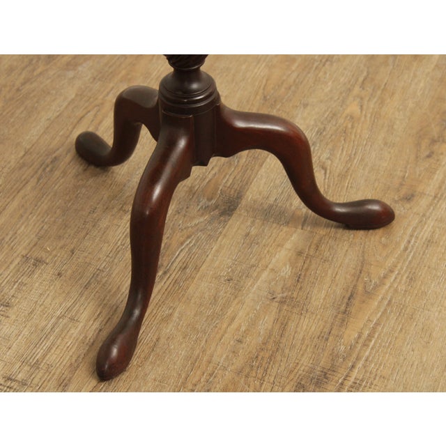Wood Kittinger Historic Newport Georgian Style Mahogany Round Mahogany Drinks Side Table For Sale - Image 7 of 12