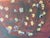 Folk Art 1970s Modern Abstract Mixed Media Painting Folk Art Naive Style Magic Garden at Sunset W 3 Hedgehogs For Sale - Image 3 of 7