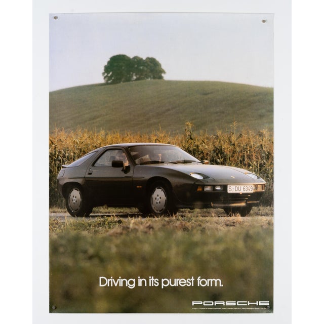 Modern Porsche Driving in Its Purest Form Poster from Werbeagentur Strenger, 1979 For Sale - Image 3 of 9