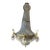 Vintage Extra Large Gold and Crystal Deer Head 18-Light Chandelier For Sale