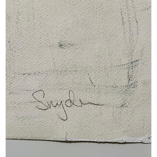 Richard SnyderBold Graphic Abstract Expressionist Mixed Media Painting Richard Snyder NYC Art For Sale In Miami - Image 6 of 6