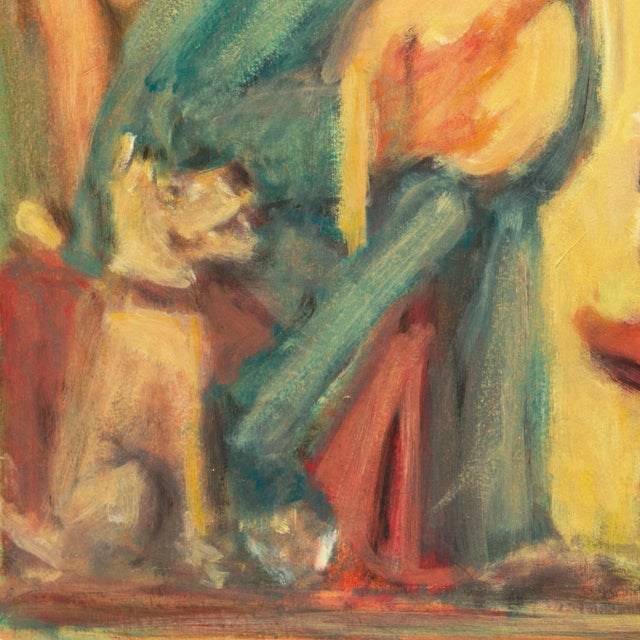 'Banjo Dogs', Mid-Century American School, Impressionist Circus Scene For Sale In Monterey, CA - Image 6 of 8