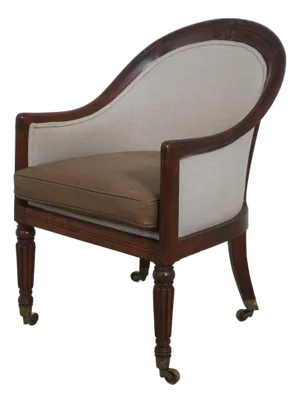 Antique English Regency Rosewood Frame Chair