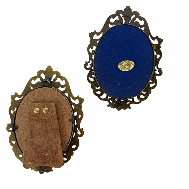 French Country Vintage Frames Children’s Prints Made in Italy - Set of 4 For Sale - Image 3 of 6