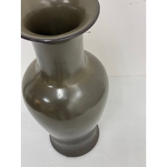 Martino Interiors Tea Dust Glazed Vase For Sale - Image 9 of 12