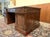 English Partner Desk in Wood and Leather For Sale - Image 6 of 18