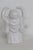 White Ceramic Laughing Buddha With Arms Raised Hotei Figurine Gloss Finish 5027b For Sale - Image 4 of 10