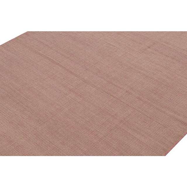 Handwoven in wool, this 8x11 Kilim is from a new line of contemporary flatweaves by Rug & Kilim. Its construction uses a...