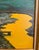 Traditional Giltwood Framed, Landscape Oil on Canvas in Vibrant Yellow & Teal For Sale - Image 3 of 10