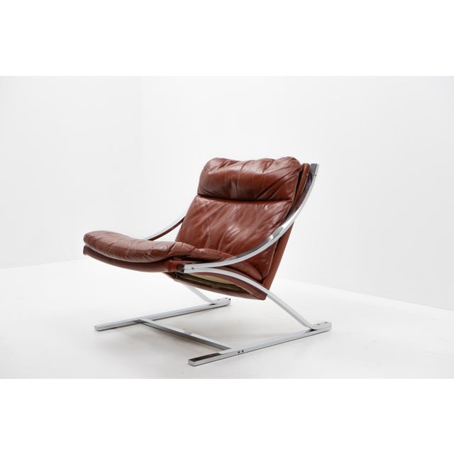 Mid-Century Modern Zeta Armchair by Paul Tuttle for Strässle International, Switzerland, 1970s For Sale - Image 3 of 16