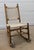 Mid-Century Modern Restored Vintage Child’s Rocking Chair With Hand-Woven Macramé Seat For Sale - Image 3 of 8