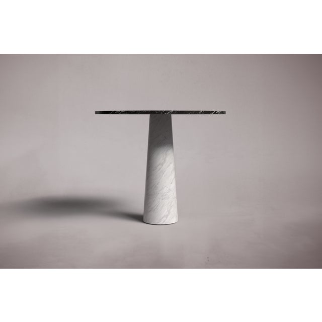 Modern Ying Alexander Black Marble Round Dining Table For Sale - Image 3 of 4