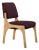 Arches II Dining Chair in Oak and Boucle from Insidherland For Sale