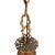 1920s 1920 Gemetric Art Deco Brass Five Light Circular Chandelier W Dome Light & Chain For Sale - Image 5 of 6