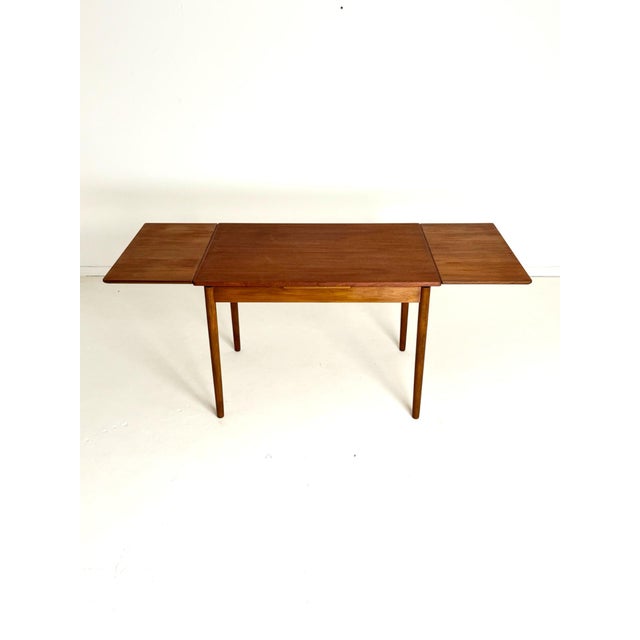 Wood Smaller Dining Table in Teak, 1960s For Sale - Image 7 of 11
