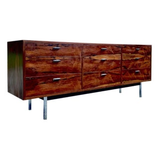 Mid 20th Century Modern Rosewood Lowboy Dresser or Credenza | in the Style of Founders For Sale
