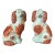 Late 19th Century Pair English Staffordshire Victorian Era Dog Figurines For Sale