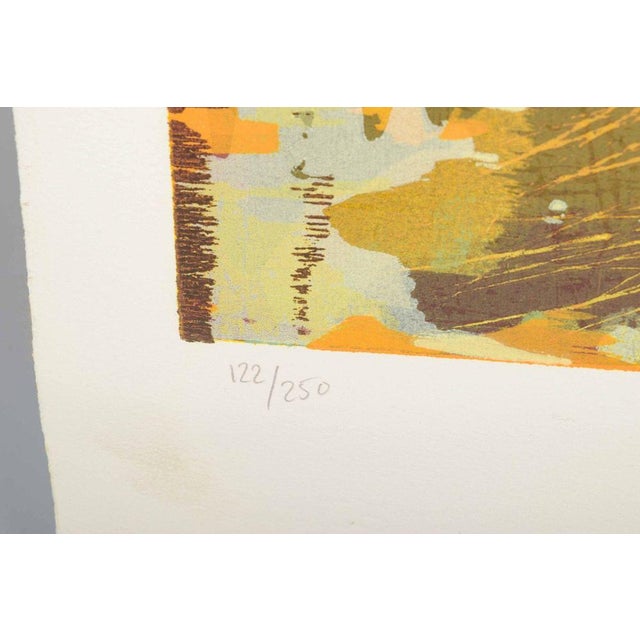 Lars Dan, Abstract Composition with Figures, 2002, Color Lithograph on Paper For Sale - Image 4 of 6