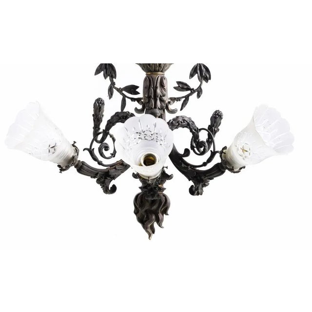 French 3-Light Wall Sconce, 19th Century For Sale - Image 3 of 6