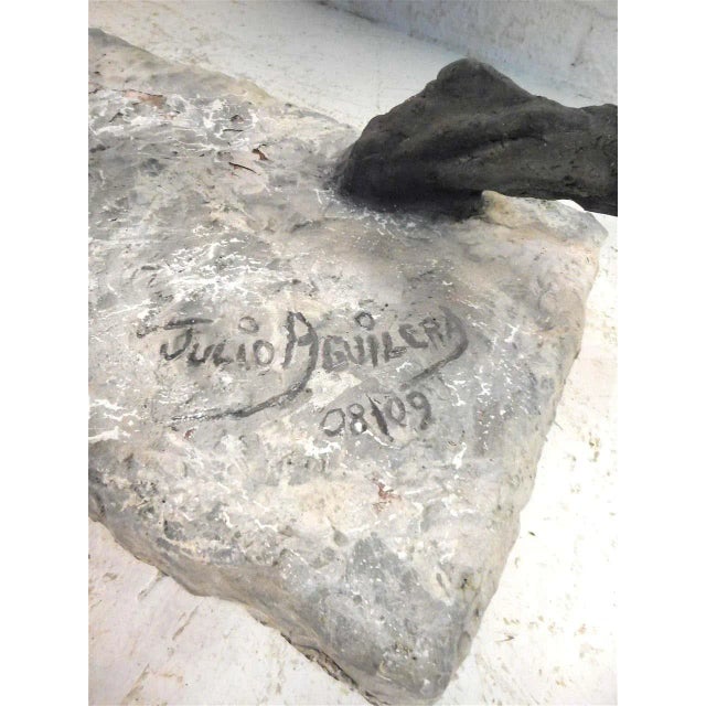 Abstract Sculpture of Horse on a Lead by Julio Aguilera For Sale - Image 11 of 12