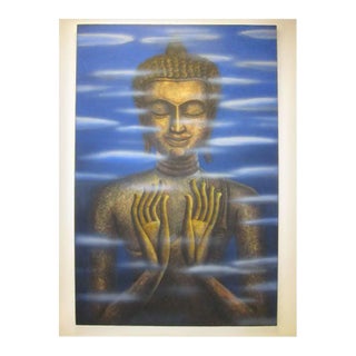 Kasem Khaolaor Painting, "Enlightenment" For Sale
