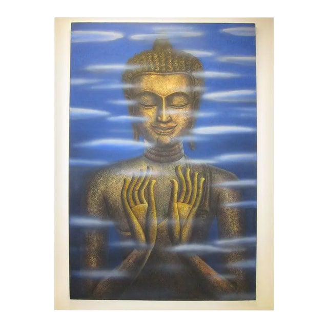 Kasem Khaolaor Painting, "Enlightenment" For Sale