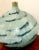 Mid 20th Century Mid 20th Century Large French Modern Blue & White Enameled Gourd Vase For Sale - Image 5 of 11