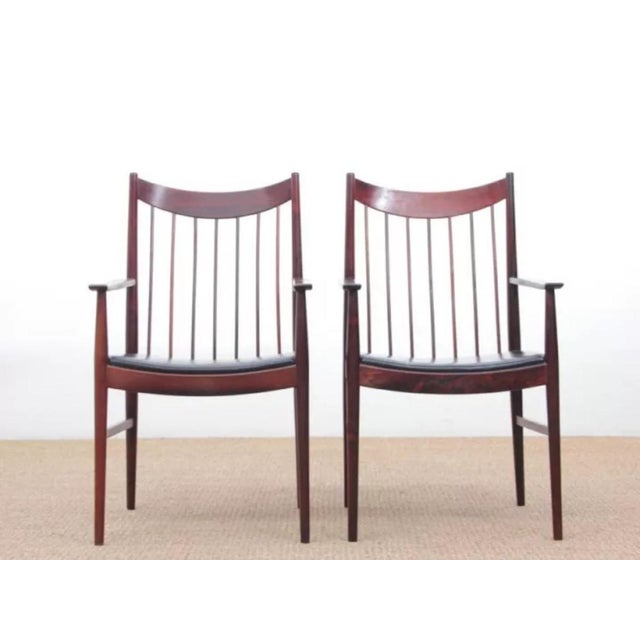 Danish Rosewood Armchairs by Arne Vodder for Sibast, 1960s, Set of 2 For Sale - Image 16 of 16